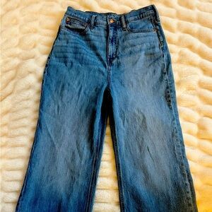 J.Crew Wideleg Blue Denim Jeans